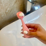 Electric Facial Cleansing Brush with Rose Quartz